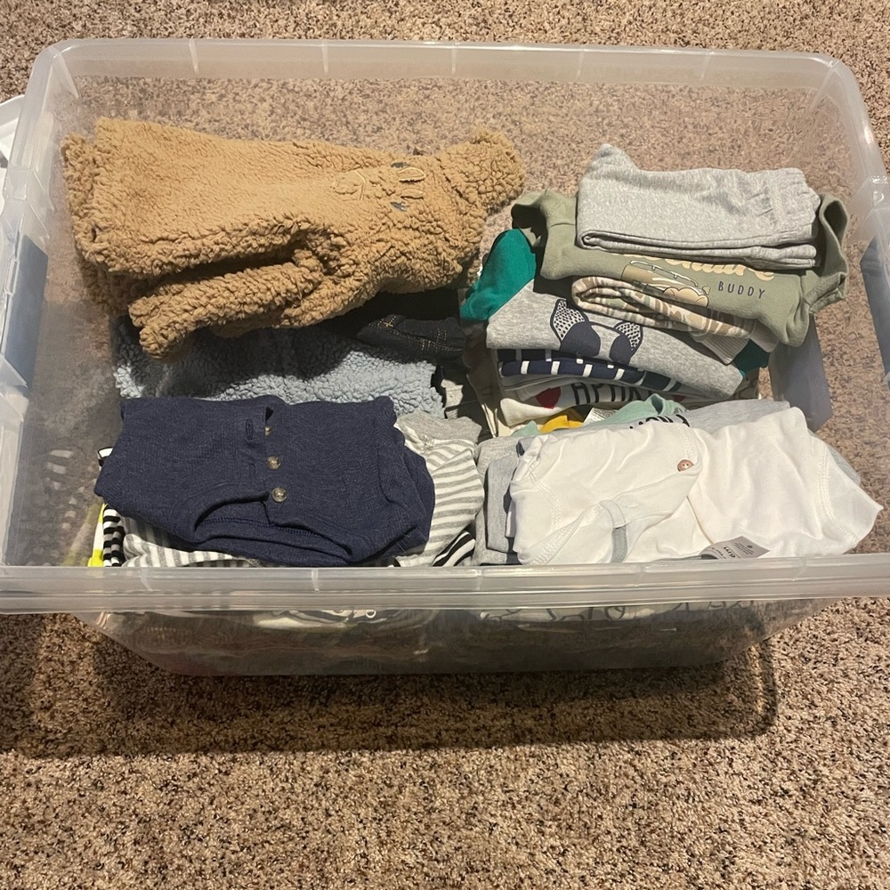 Lot of baby boy clothes